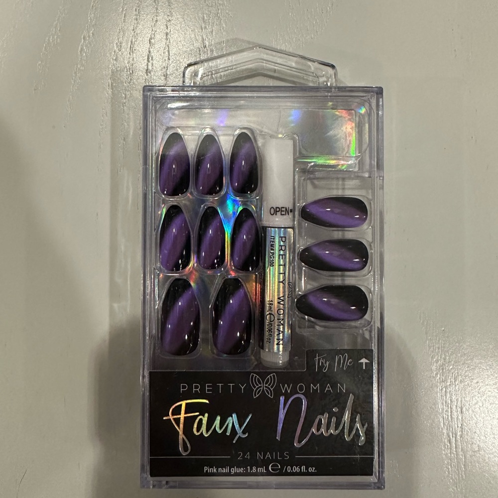 24pc Halloween Faux Nails set